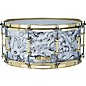 Ludwig Classic Maple Snare Drum White Mosaic With Brass Hardware 14 x 6.5 in.