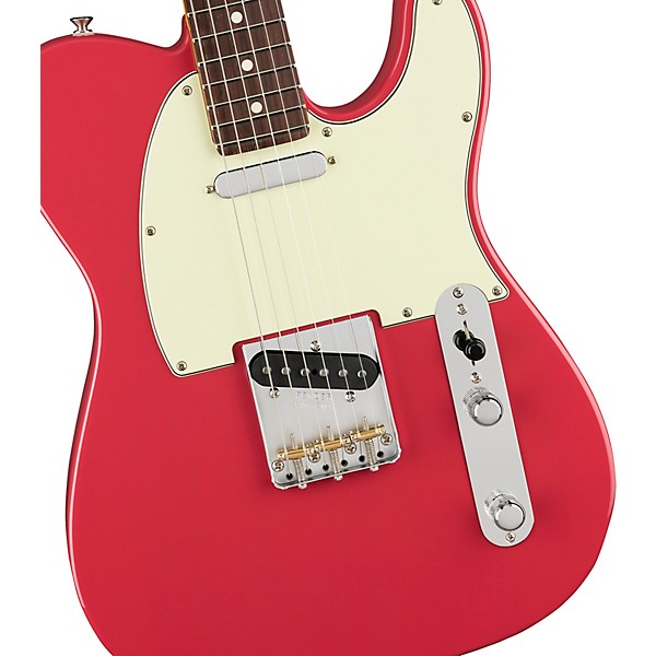 Fender American Professional Classic Telecaster Rosewood Fingerboard Electric Guitar Faded Dakota Red