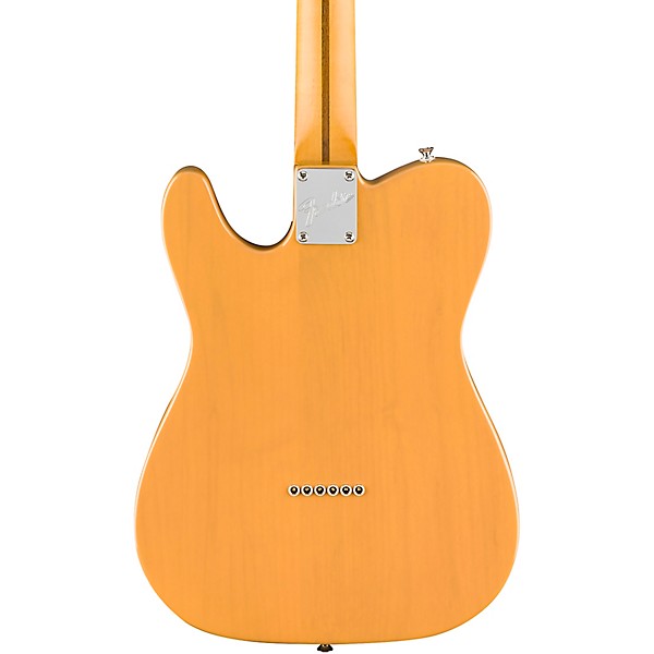 Fender American Professional Classic Telecaster Maple Fingerboard Electric Guitar Butterscotch Blonde