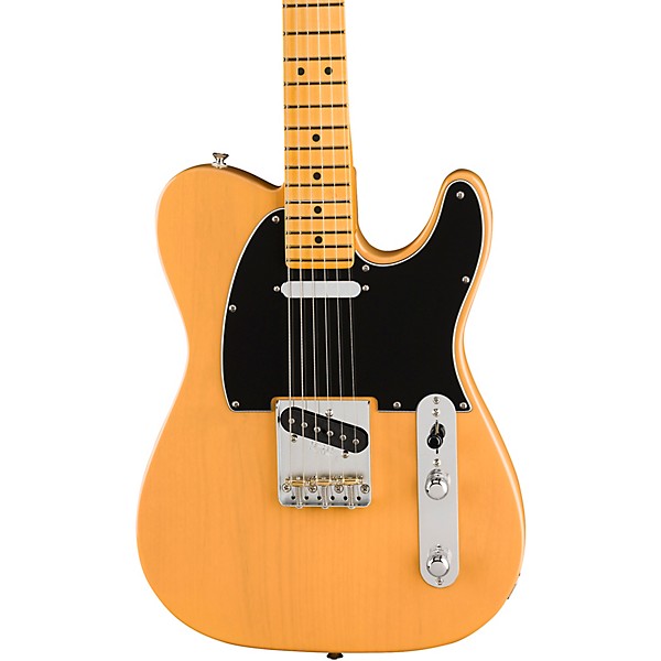 Fender American Professional Classic Telecaster Maple Fingerboard Electric Guitar Butterscotch Blonde