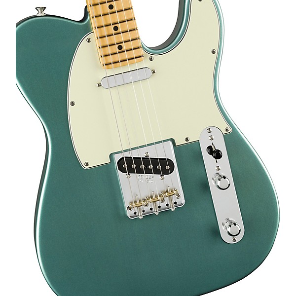 Fender American Professional Classic Telecaster Maple Fingerboard Electric Guitar Faded Sherwood Green Metallic