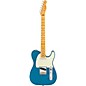 Fender American Professional Classic Telecaster Maple Fingerboard Electric Guitar Faded Lake Placid Blue
