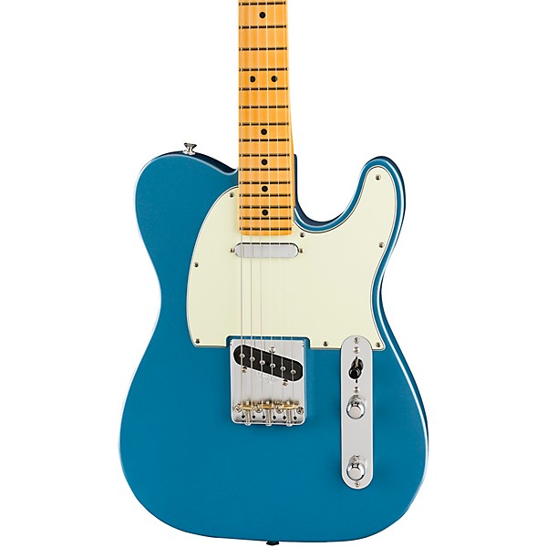 Fender American Professional Classic Telecaster Maple Fingerboard Electric Guitar Faded Lake Placid Blue
