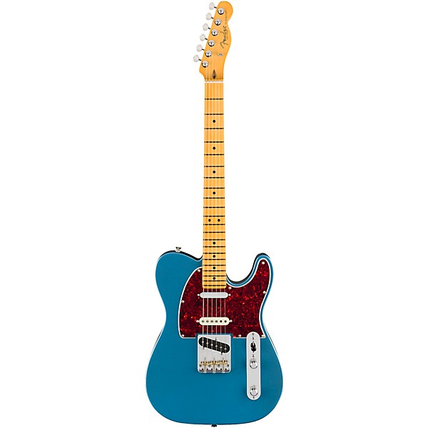 Fender American Professional Classic Hotshot Telecaster Electric Guitar Faded Lake Placid Blue