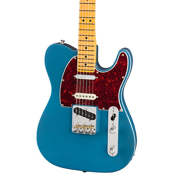 Fender American Professional Classic Hotshot Telecaster Electric Guitar Faded Lake Placid Blue