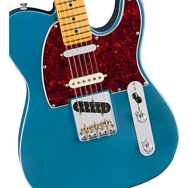 Fender American Professional Classic Hotshot Telecaster Electric Guitar Faded Lake Placid Blue