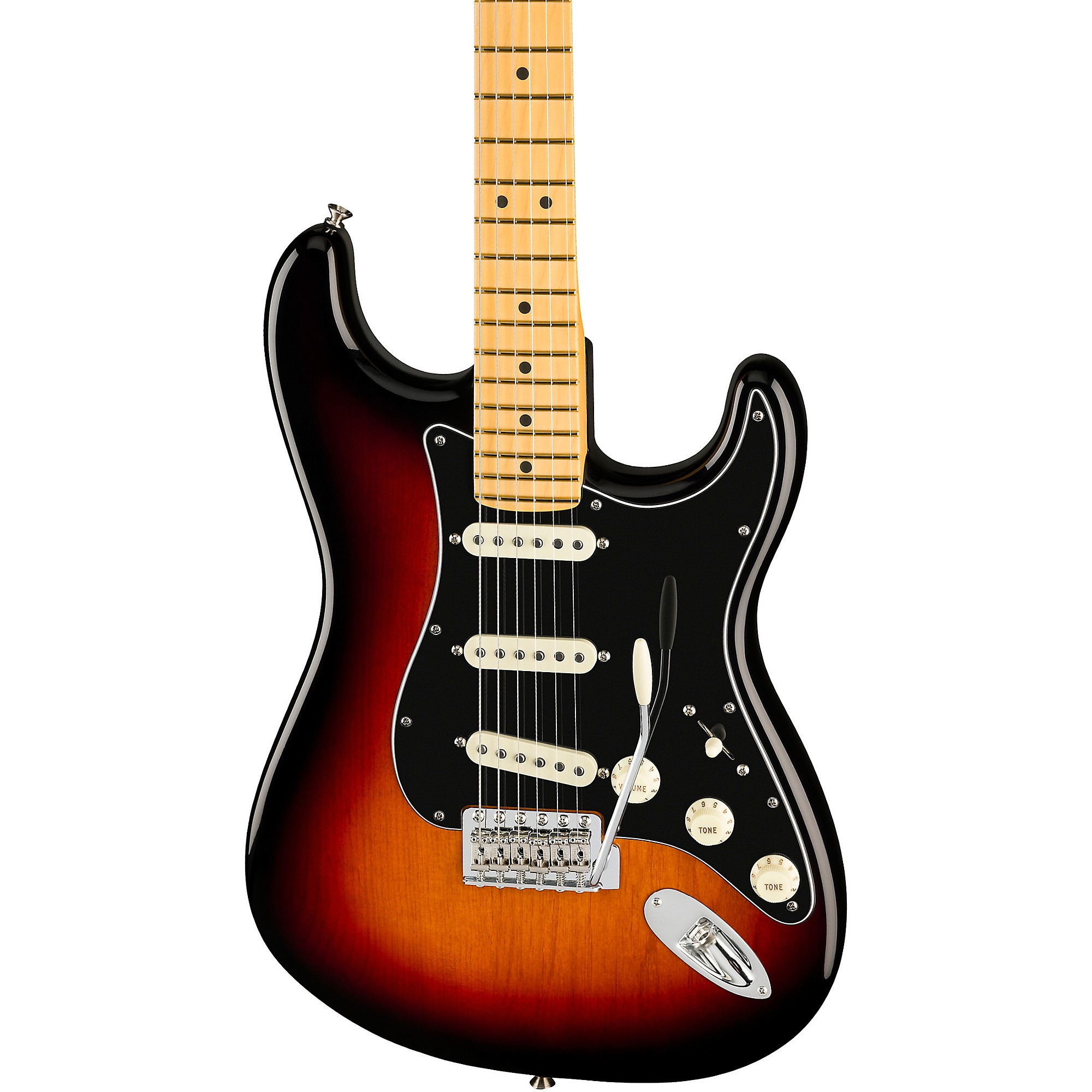 Fender AmericanProfessionalStratocaster® Fender American Pro Stratocaster Maple Guitar 3-Color Sunburst