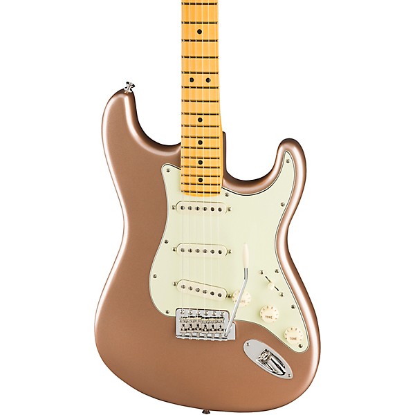 Fender American Professional Classic Stratocaster Maple Fingerboard Electric Guitar Faded Firemist Gold