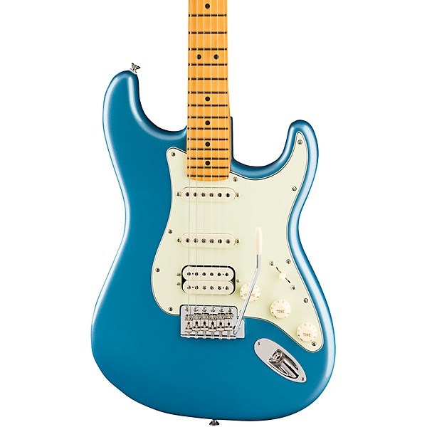 Fender American Professional Classic Stratocaster HSS Maple Fingerboard Electric Guitar Faded Lake Placid Blue