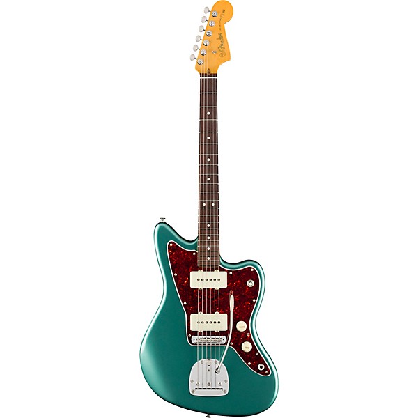 Fender American Professional Classic Jazzmaster Rosewood Fingerboard Electric Guitar Faded Sherwood Green Metallic