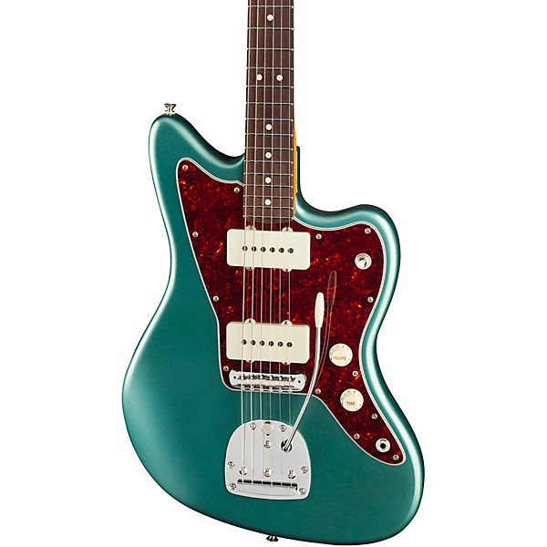 Fender American Professional Classic Jazzmaster Rosewood Fingerboard Electric Guitar Faded Sherwood Green Metallic