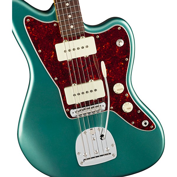 Fender American Professional Classic Jazzmaster Rosewood Fingerboard Electric Guitar Faded Sherwood Green Metallic