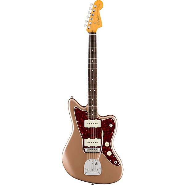Fender American Pro Jazzmaster Rosewood Guitar Firemist Gold