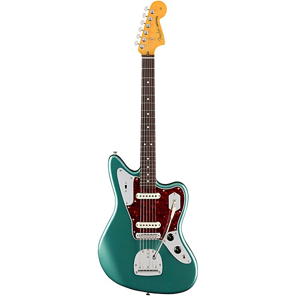 Fender American Pro Jaguar Rosewood Guitar Green Metallic