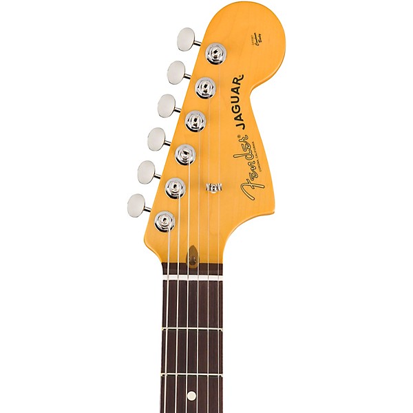 Fender American Professional Classic Jaguar Rosewood Fingerboard Electric Guitar Faded Sherwood Green Metallic