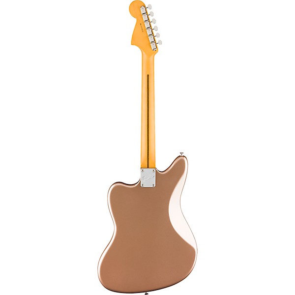 Fender American Professional Classic Jaguar Rosewood Fingerboard Electric Guitar Faded Firemist Gold