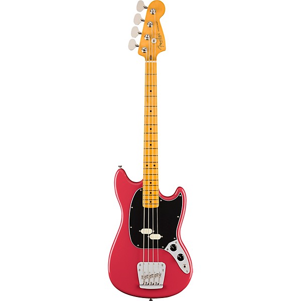 Fender American Professional Classic Mustang Bass Maple Fingerboard Faded Dakota Red