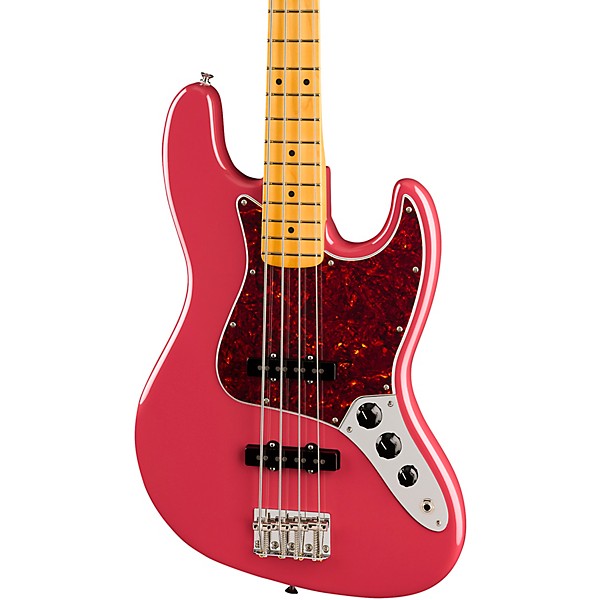 Fender American Professional Classic Jazz Bass Maple Fingerboard Faded Dakota Red