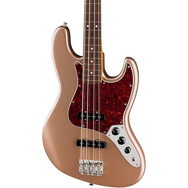 Fender American Professional Classic Jazz Bass Rosewood Fingerboard Faded Firemist Gold