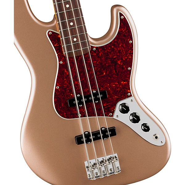 Fender American Professional Classic Jazz Bass Rosewood Fingerboard Faded Firemist Gold