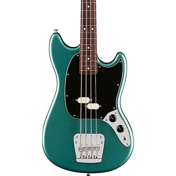 Fender American Professional Classic Mustang Bass Rosewood Fingerboard Faded Sherwood Green Metallic