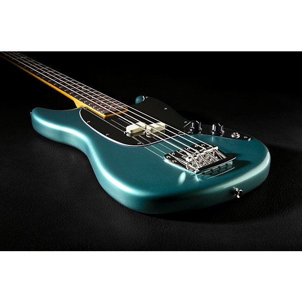 Fender American Professional Classic Mustang Bass Rosewood Fingerboard Faded Sherwood Green Metallic