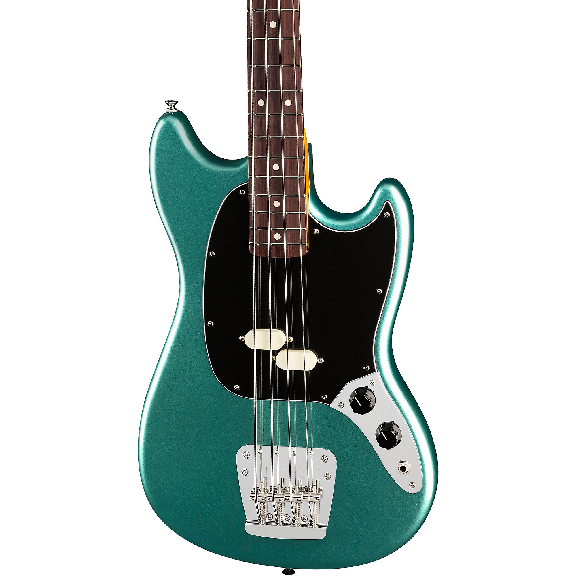 ベース Fender AmericanProfessional Mustang Bass Fender American Pro Mustang Bass Rosewood Sherwood Green Metallic