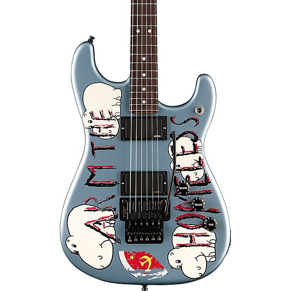 Fender Tom Morello "Arm the Homeless" Electric Guitar - Ice Blue Metallic
