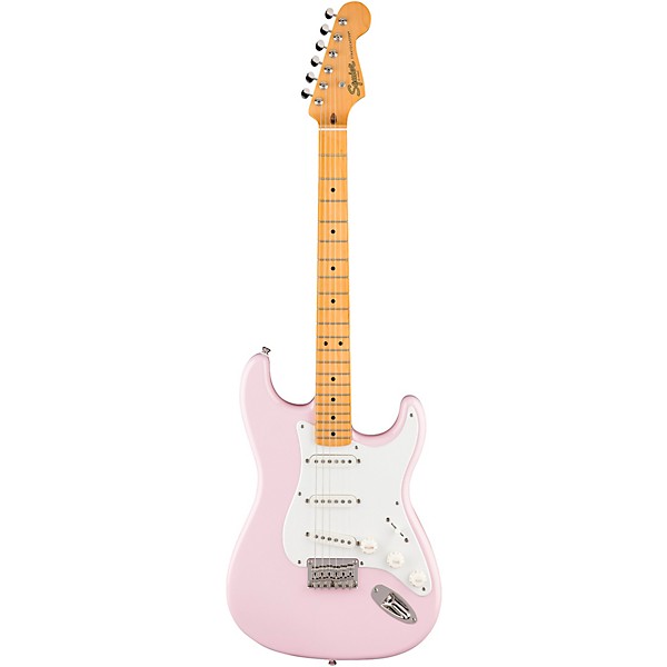 Squier Classic Vibe '50s Stratocaster Electric Guitar Shell Pink