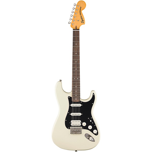 Squier Classic Vibe '70s Stratocaster HSS Electric Guitar Olympic White