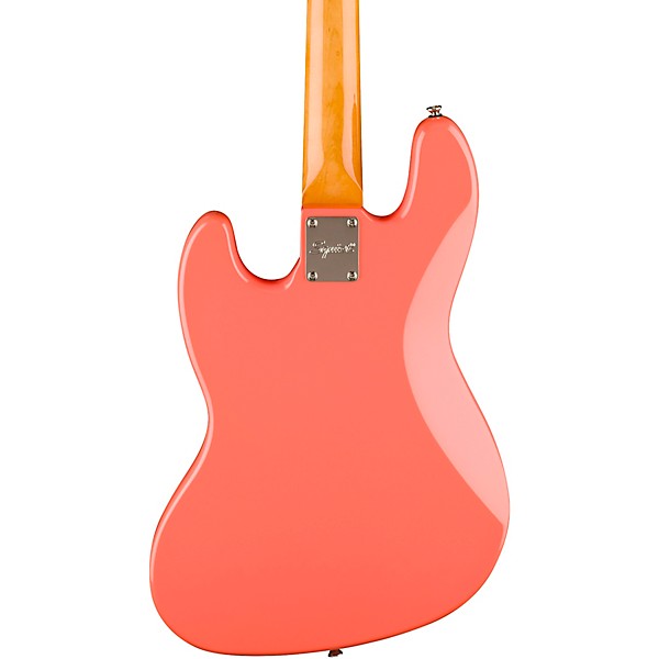 Squier Classic Vibe '60s Jazz Bass Guitar Tahitian Coral