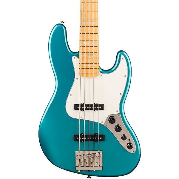 Squier Classic Vibe Active '70s Jazz Bass V Ocean Turquoise