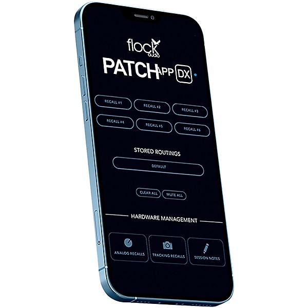 Flock Audio Audio Patch App DX Hardware Management Software
