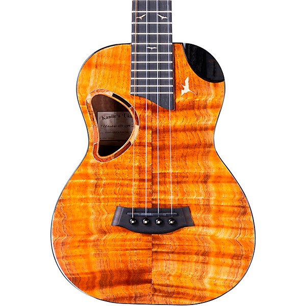 Kanile'a Ukulele 2025 Platinum Limited-Edition Master Grade Hawaiian Koa Tenor Ukulele Natural