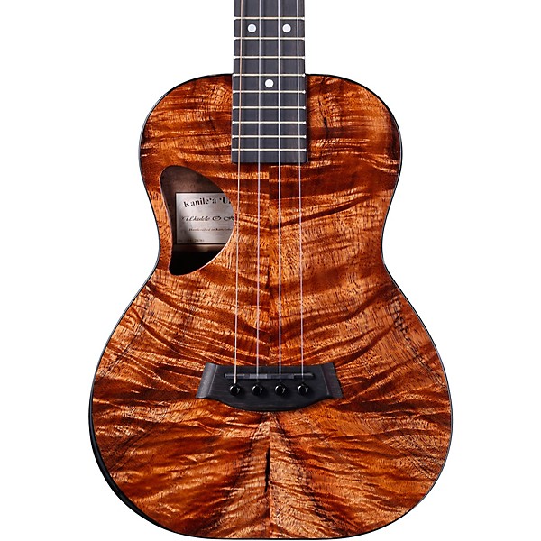 Kanile'a Ukulele DK Pro Series Master Grade Hawaiian Koa Tenor Ukulele Natural
