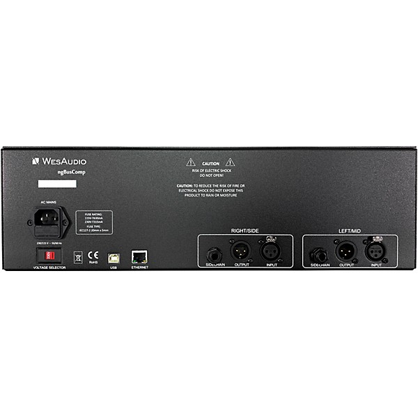 WesAudio ngBusComp Analog Bus Compressor with Digital Recall