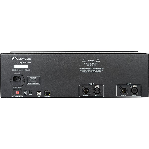 WesAudio ngTubeComp Tube Compressor With Digital Recall And Automation