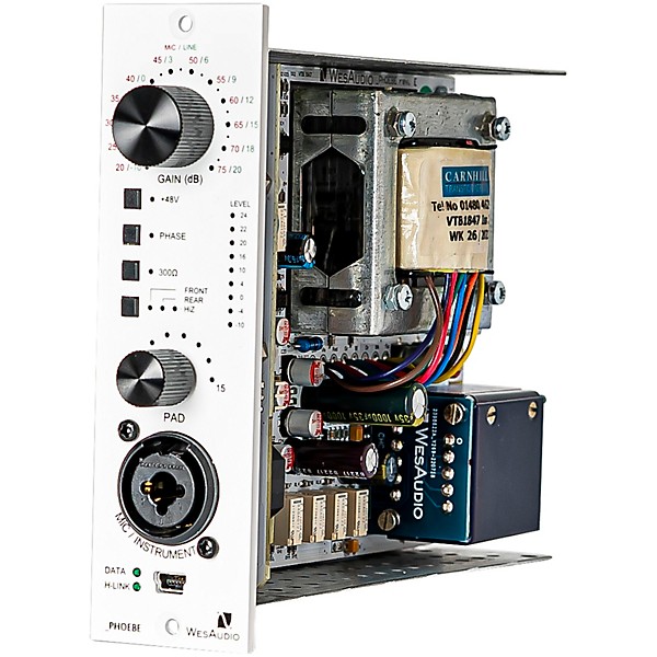 WesAudio _PHOEBE 500 Series Analog Preamp with Digital Recall