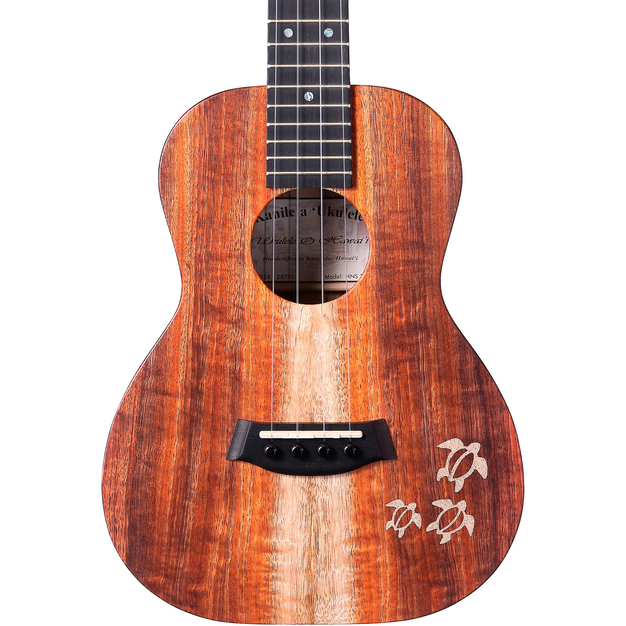 Kanile'a Ukulele Honu Natural Series Hawaiian Koa Tenor Ukulele
