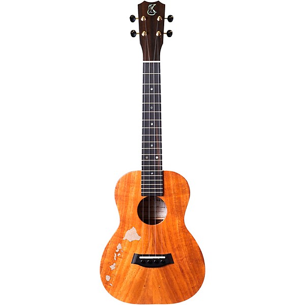 Kanile'a Ukulele Islands Natural Series Hawaiian Koa Tenor Ukulele Natural