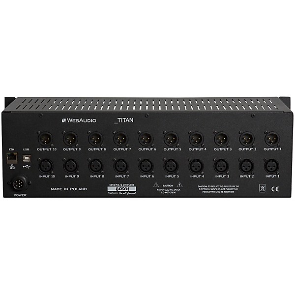 WesAudio _TITAN 10-slot NG500 Recall Chassis