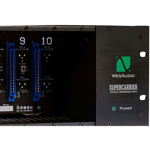 WesAudio Supercarrier II 11-slot 500 Series Chassis