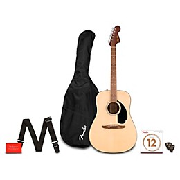 Fender California Standard Redondo Acoustic Guitar Pack Natural