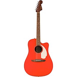 Fender California Standard Redondo CE Acoustic-Electric Guitar Fiesta Red