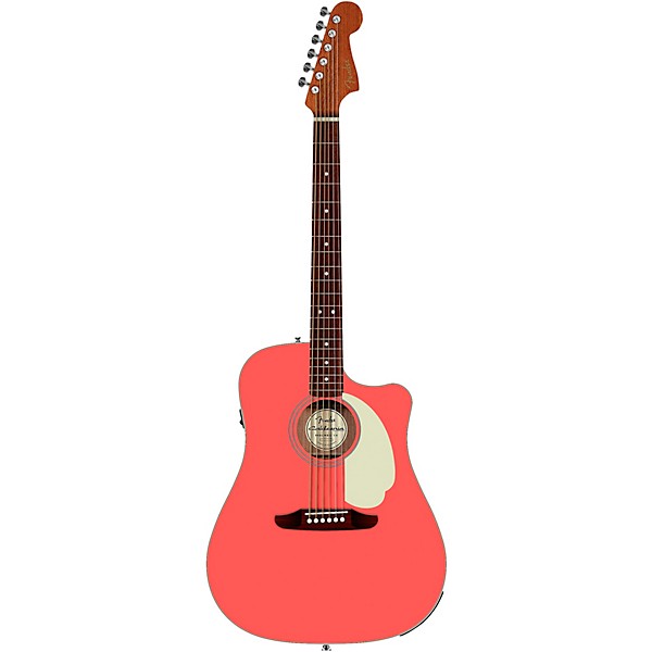 Fender California Standard Redondo CE Acoustic-Electric Guitar Fiesta Red