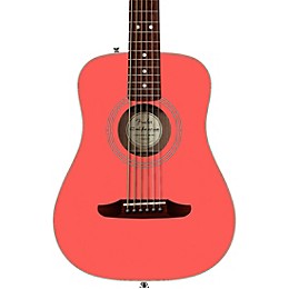 Fender California Standard Redondo Mini Acoustic Guitar Fiesta Red