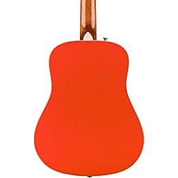 Fender California Standard Redondo Mini Acoustic Guitar Fiesta Red