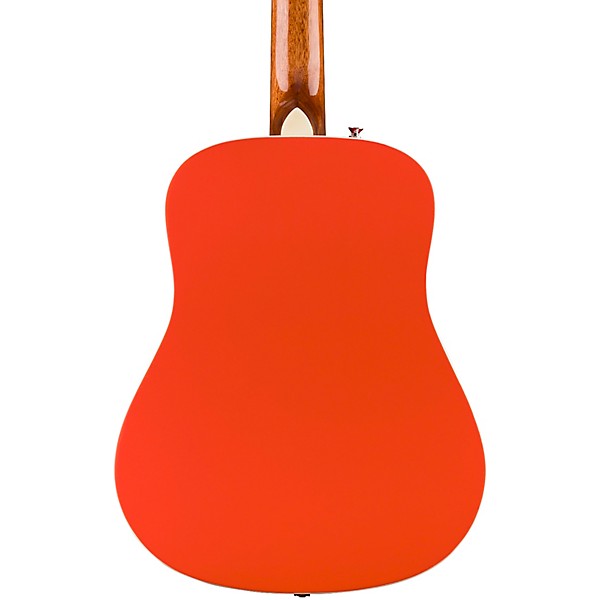 Fender California Standard Redondo Mini Acoustic Guitar Fiesta Red