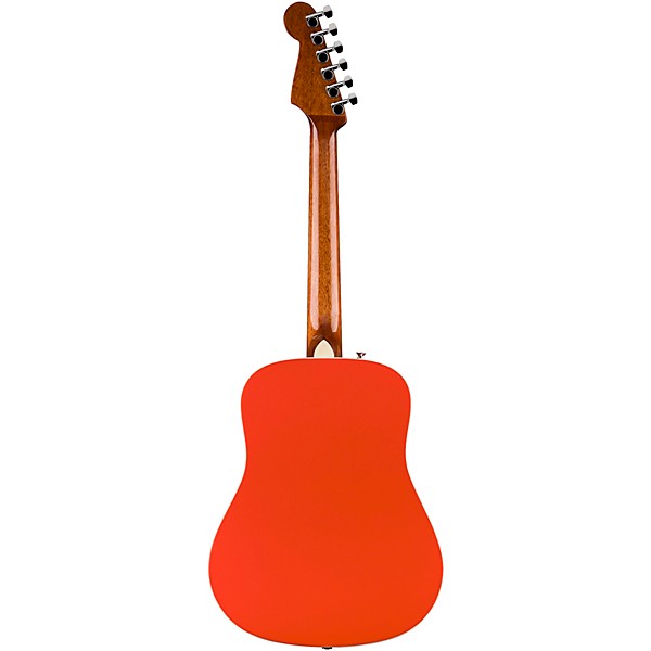 Fender California Standard Redondo Mini Acoustic Guitar Fiesta Red