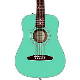 Fender California Standard Redondo Mini Acoustic Guitar Surf Green